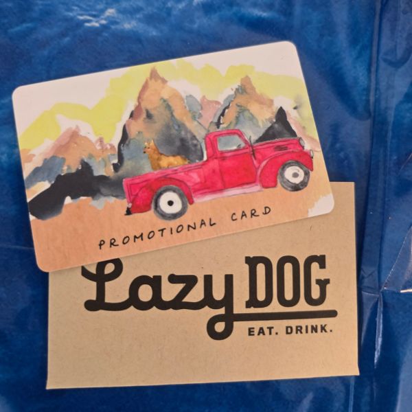 $100 Lazy Dog Giftcard